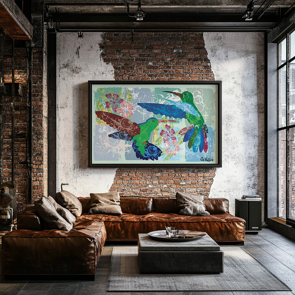 Quadro Cid Vallim | Araras Canindé Panorâmica