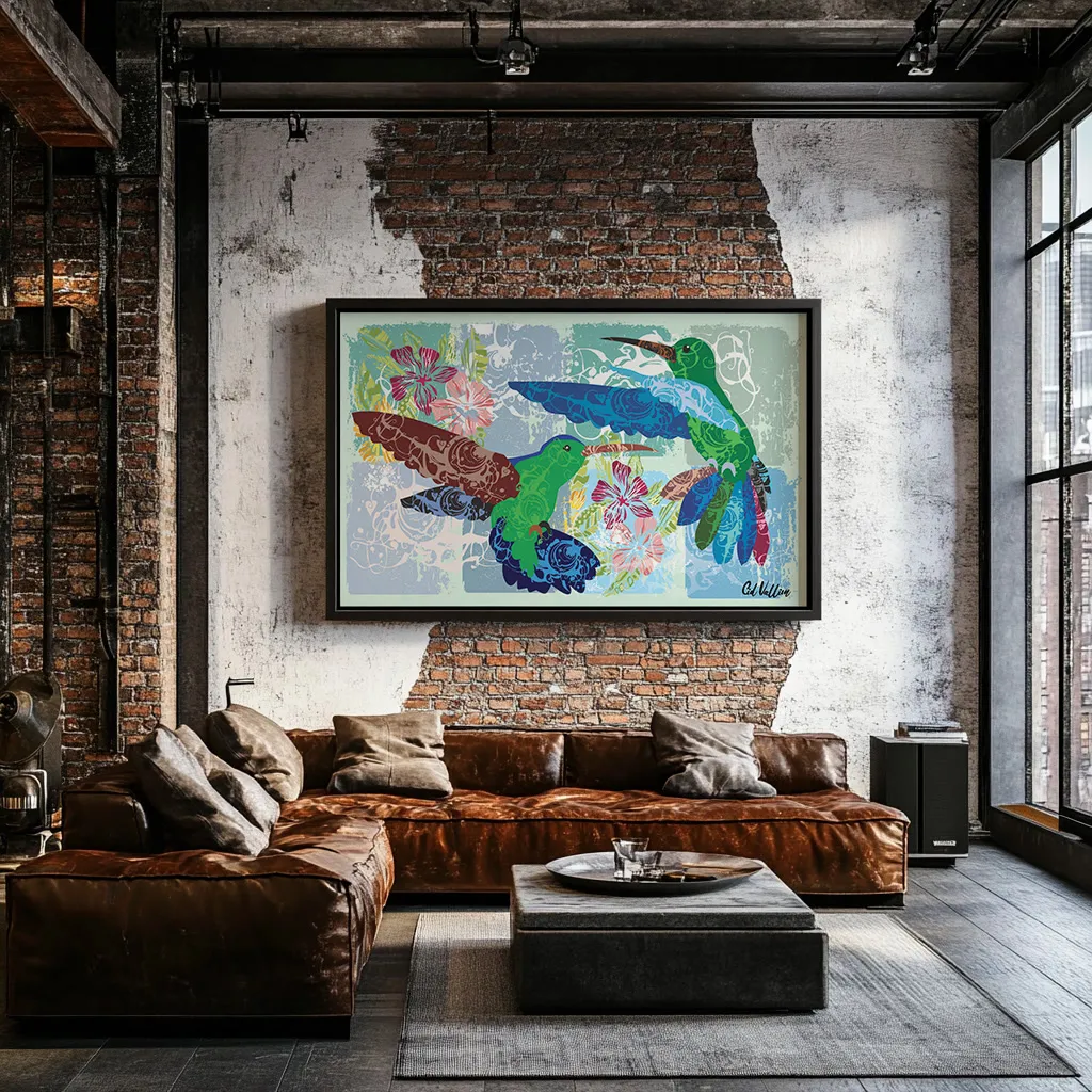 Quadro Cid Vallim | Araras Canindé Panorâmica